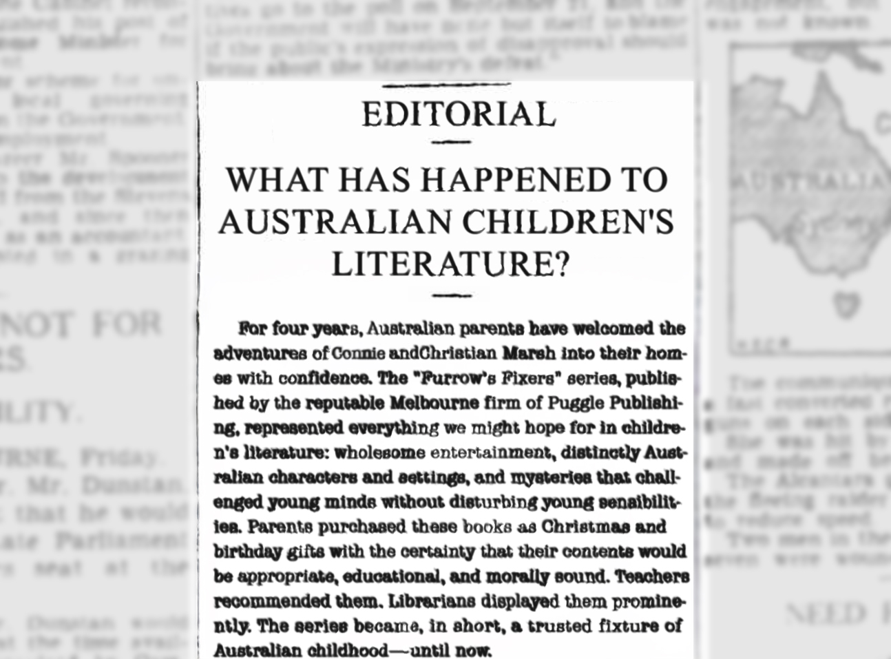 Sydney Morning Herald Editorial